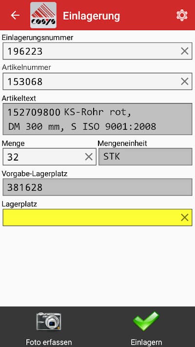 Lager – Chargenverwaltung