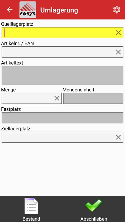 Magazzino - Trasferimento di stock