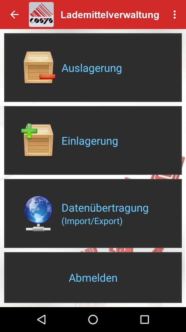 Gestione delle attrezzature di carico