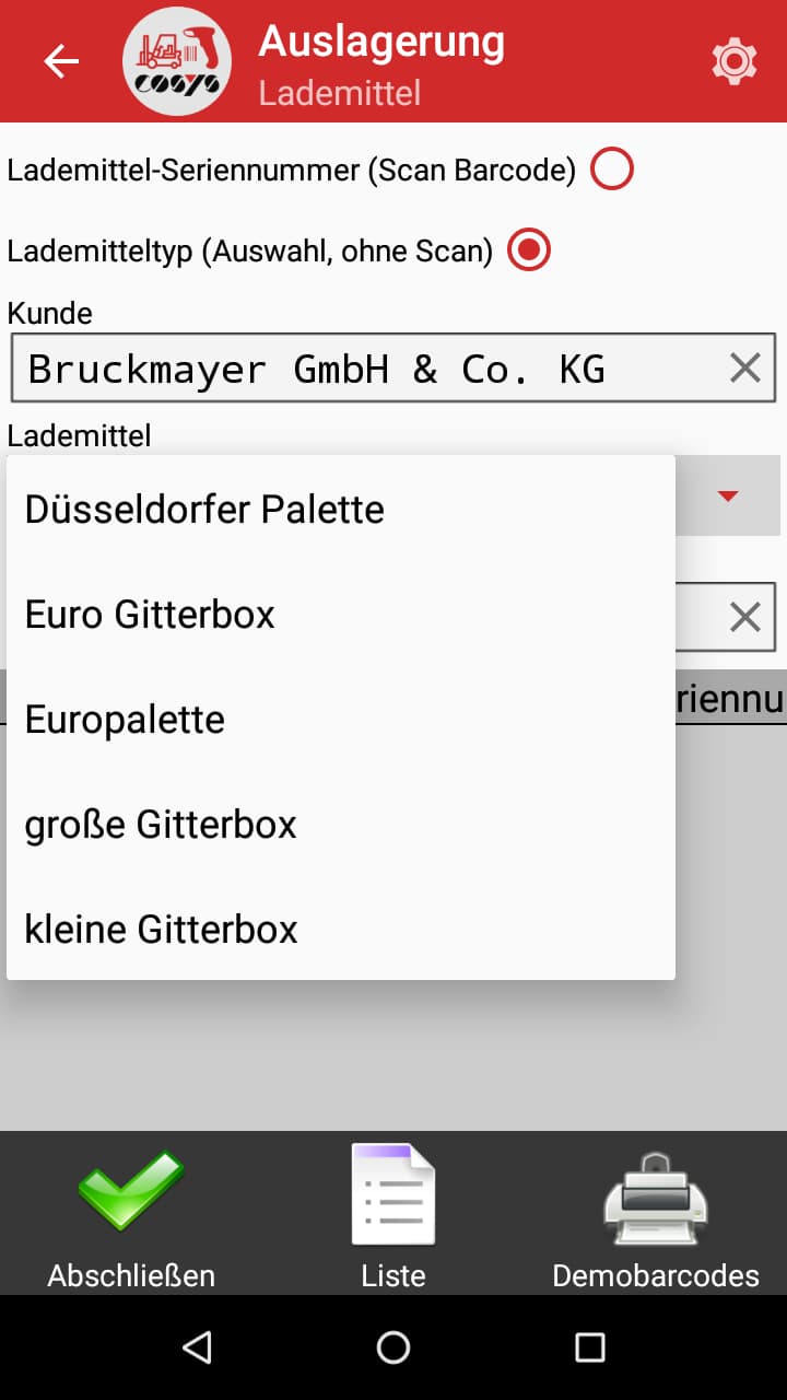Software di gestione delle apparecchiature di carico MDE Software di gestione delle apparecchiature di carico MDE