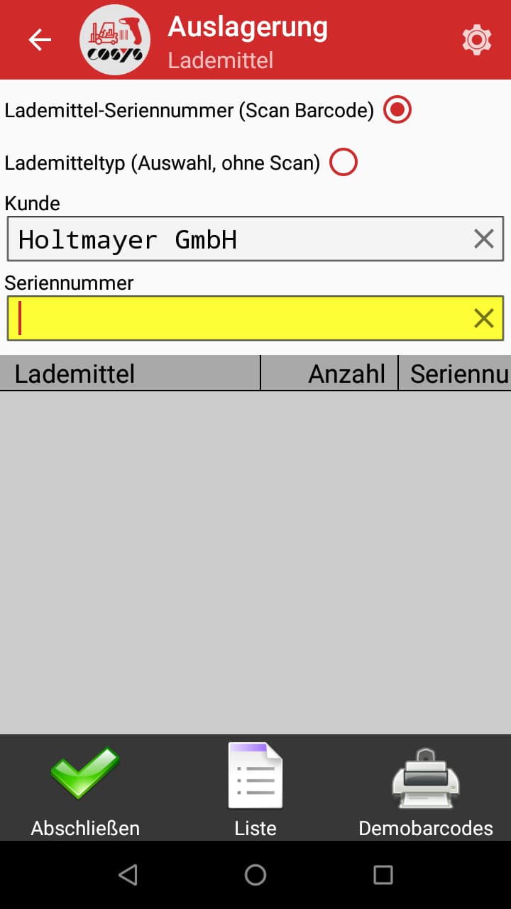 Software di gestione delle apparecchiature di carico MDE Software di gestione delle apparecchiature di carico MDE