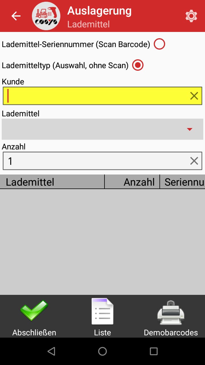 Software di gestione delle apparecchiature di carico MDE Software di gestione delle apparecchiature di carico MDE