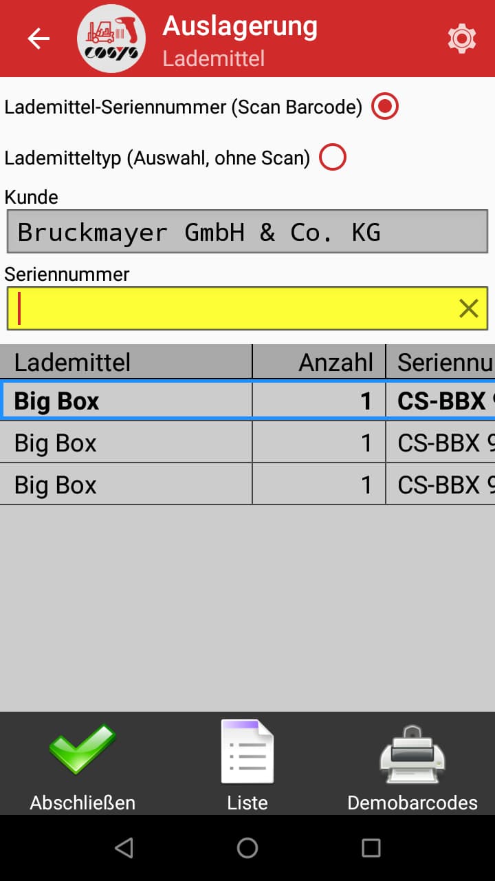Software di gestione delle apparecchiature di carico MDE Software di gestione delle apparecchiature di carico MDE