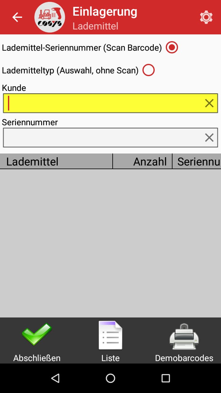 Software di gestione delle apparecchiature di carico MDE Software di gestione delle apparecchiature di carico MDE