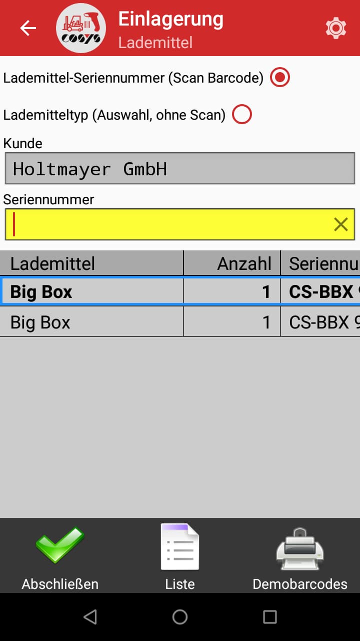 Software di gestione delle apparecchiature di carico MDE Software di gestione delle apparecchiature di carico MDE