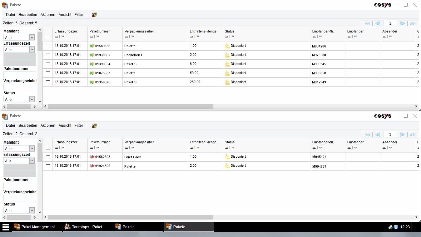 Consegna scansione inversa/ritiro dai clienti