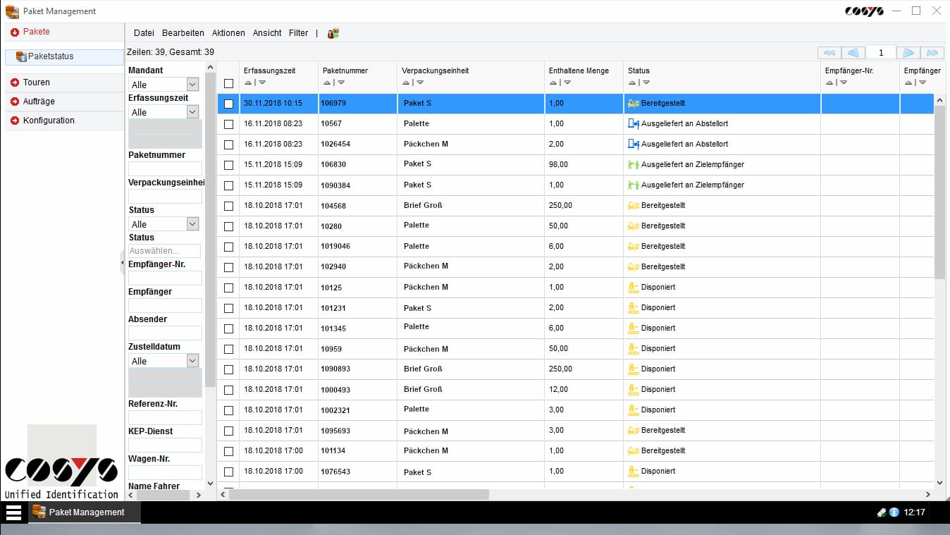 Consegna scansione inversa/ritiro dai clienti