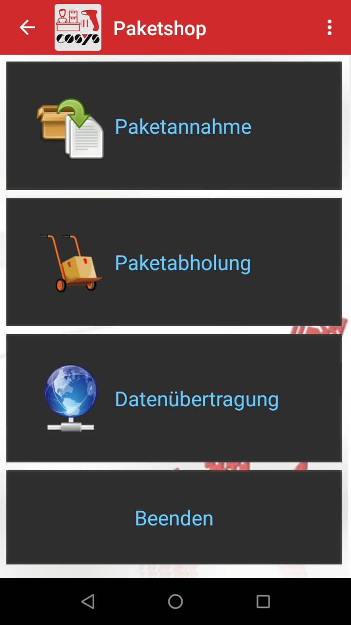 Trasporto nei moduli software di gestione dei pacchetti