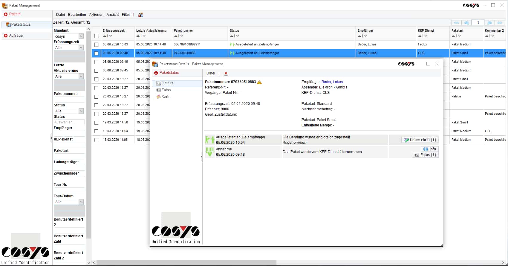 Lagerverwaltungssoftware (LVS)