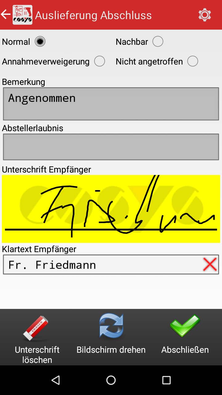 Transport im Paket Management Softwaremodule