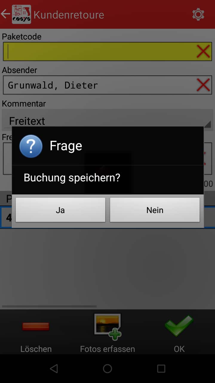 Trasporto nei moduli software di gestione dei pacchetti