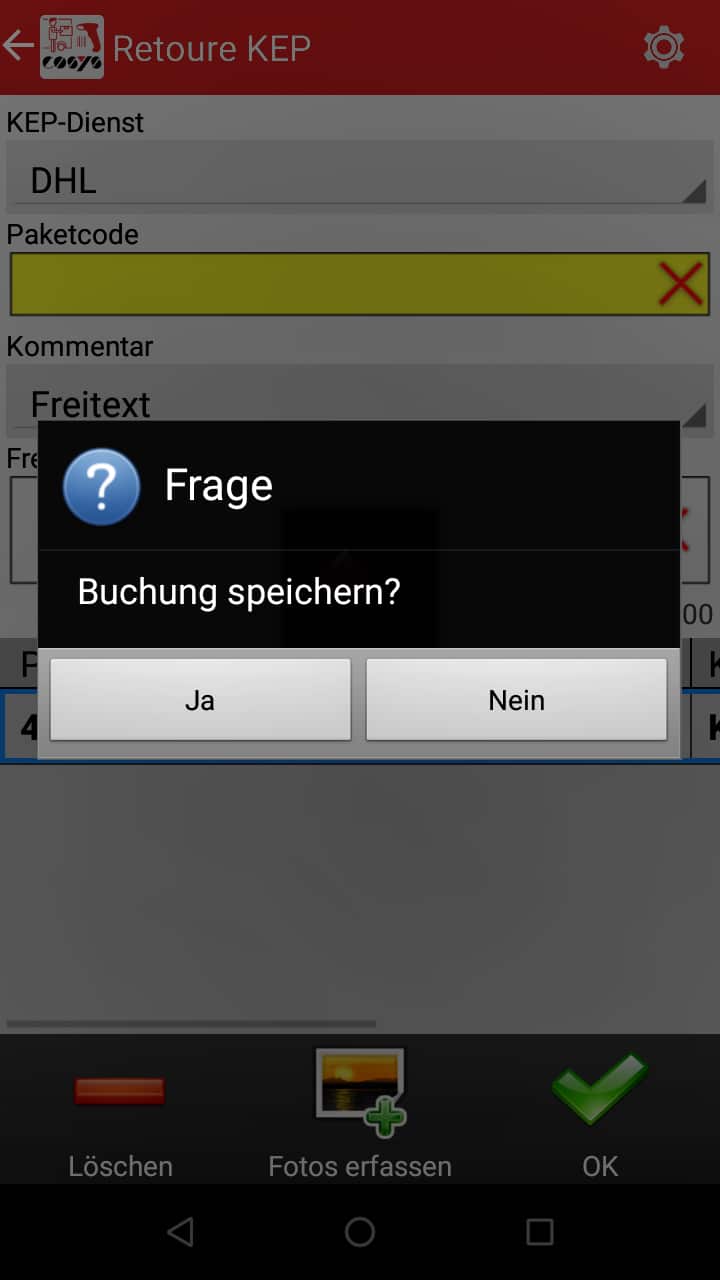 Trasporto nei moduli software di gestione dei pacchetti