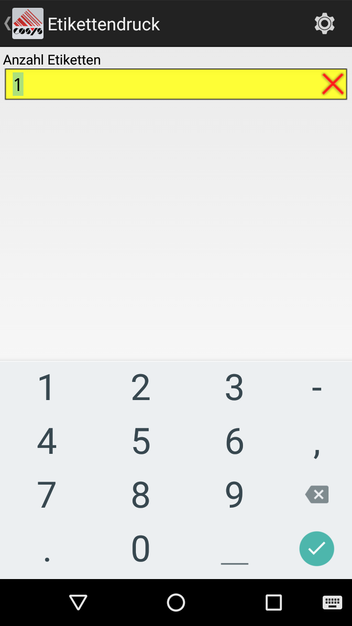 Software di controllo prezzi COSYS per la stampa di etichette