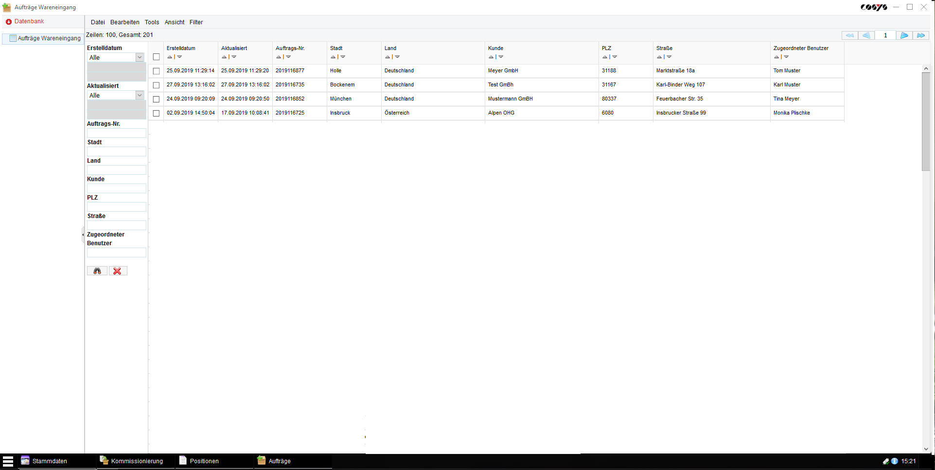 COSYS WebDesk per piccoli magazzini