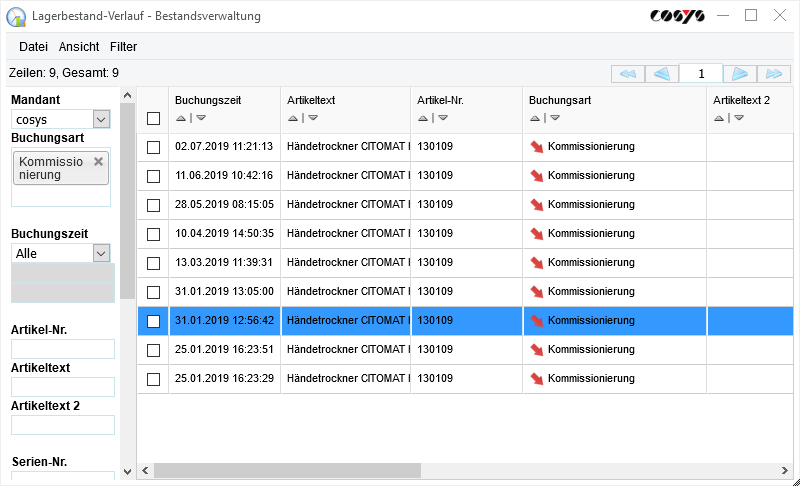 Gestione dell´inventario Picking